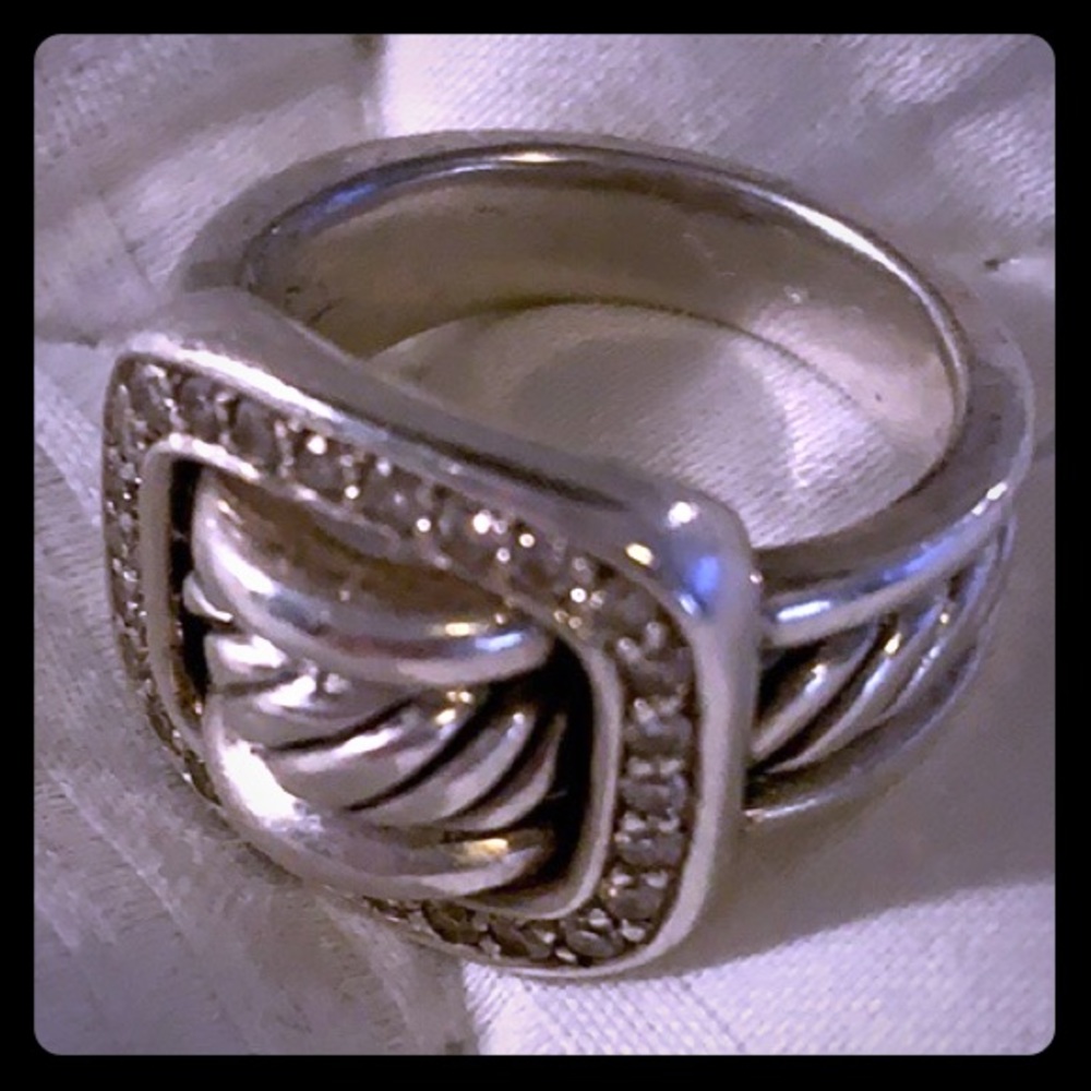 🎀David Yurman Conflict Free Diamond  Ring 8🎀